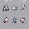 Arknights Anime Keychain Women Exusiai Ifrit Amiya Man Key Holder Kawaii Key Chain Bag Ornament Cute - Arknights Merch