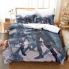 Arknights Bedding Set Single Twin Full Queen King Size Bed Set Aldult Kid Bedroom Duvetcover Sets 6 - Arknights Merch