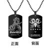Arknights Necklaces Man Anime Necklace for Women Rhodes Island Pendant LUNGMEN Trend Neck Black Fashion Couples 4 - Arknights Merch