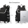 Game Arknights Backpacks Men Women USB Charging Laptop Travel Bags Teenager Student kids Backpack Casual Mochila 1 - Arknights Merch