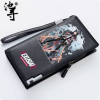 Game Arknights Exusiai Texas Long Short Purse PU Folding Wallet Men Women Cartoon Printing Card Holdr 1 - Arknights Merch