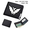 Game Arknights PU Wallet Student Short Bifold Otaku Purse Note Compartment Photo Passcard Card Holder Men 1 - Arknights Merch