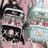 Arknights Pain Badge Transparent Backpack Anime Book Bags Laptop School Travel Girls Boys Rucksack Cartoon Gift 2 - Arknights Merch