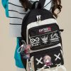 Arknights Pain Badge Transparent Backpack Anime Book Bags Laptop School Travel Girls Boys Rucksack Cartoon Gift 3 - Arknights Merch