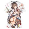 Arknights T Shirts Anime Game Girls 3D Print Streetwear Men Women Fashion Oversized Short Sleeve T 1 - Arknights Merch