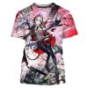 Arknights T Shirts Anime Game Girls 3D Print Streetwear Men Women Fashion Oversized Short Sleeve T - Arknights Merch