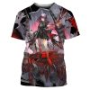 Arknights T Shirts Anime Game Girls 3D Print Streetwear Men Women Fashion Oversized Short Sleeve T 5 - Arknights Merch