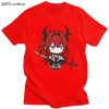 Surtr Kawaii Cartoon T Shirt Hot Game Arknights Shirt Couple Casual Graphics Summer Short Sleeve T 2 - Arknights Merch