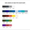 tank top color chart - Arknights Merch